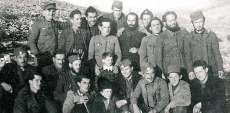 Група црногорских четника почетком 1944. године