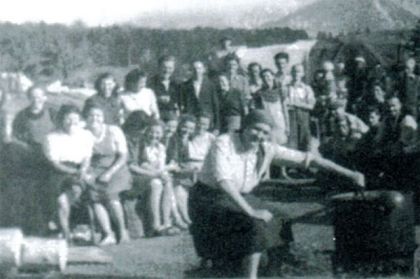 Избеглички логор у Ветрини маја или јуна 1945. године