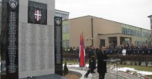 Обраћање министра унутрашњих послова Драгана Лукача приликом откривања споменика погинулим припадницима МУП-а