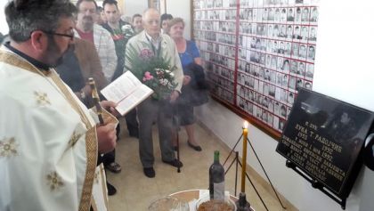 Освећење спомен собе погинулим припадницима ВРС у Добоју