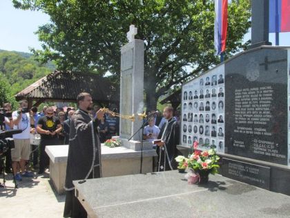 Служен парастос страдалим Србима на Залазју код Сребренице