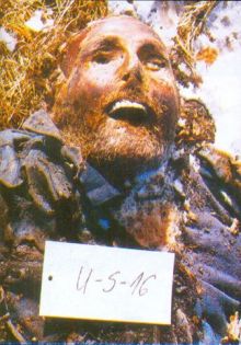 TijeloRajka Baraća pronađeno na Lipovoj Glavici decembra 1991.