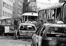 Уништена колона возила ЈНА у Добровољачкој коју су звјерски напали припадници муслиманских паравојних формација