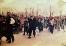 Костреш, избјегличка колона 1992.| Kostreš, izbjeglička kolona 1992.