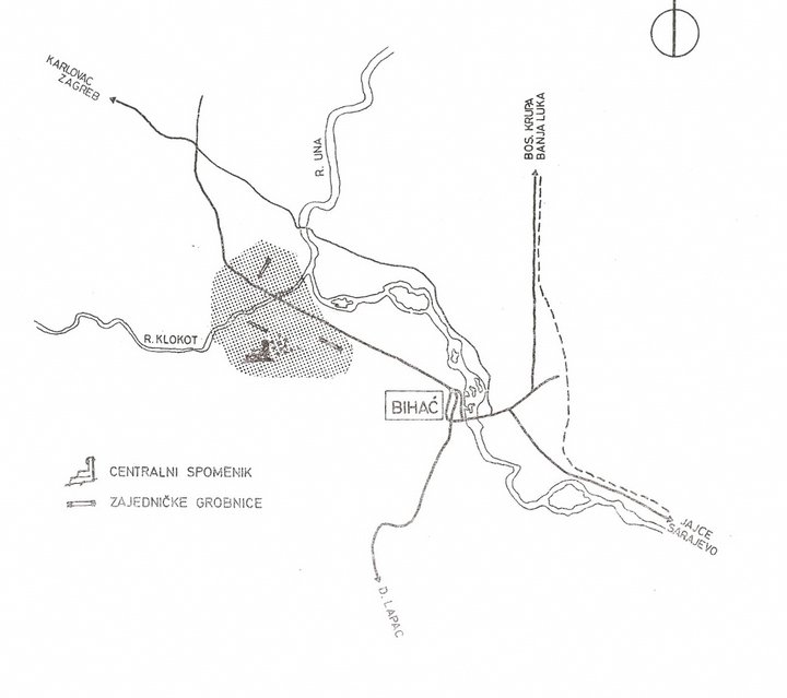 Garavice mapa