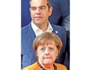 Ангела Меркел и Алексис Ципрас (Фото: EPA-EFE/Julien Warnand)