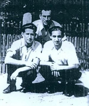 Brothers Boroš: Jozef (killed in u Jasenovcu),
Zoltan (right) i Ignac (left)