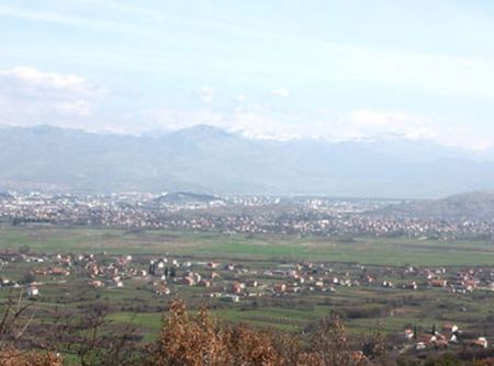 Поглед на Подгорицу и Љешкопоље гдjе се наводно, одиграла битка између браће Црноjевића