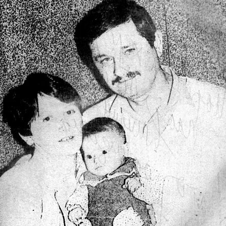 Milan Tepić sa porodicom