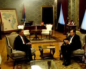 Milorad Dodik na sastanku sa Miloradom Pupovcem