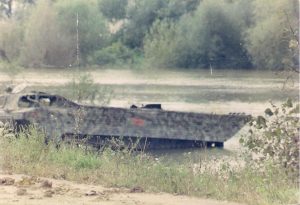 Uništena amfibija hrvatske vojske