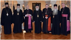 Prijem vatikanske delegacije u Patrijaršiji