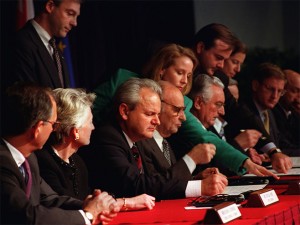 Potpisivanje Dejtonskog sporazuma Foto: arhiv