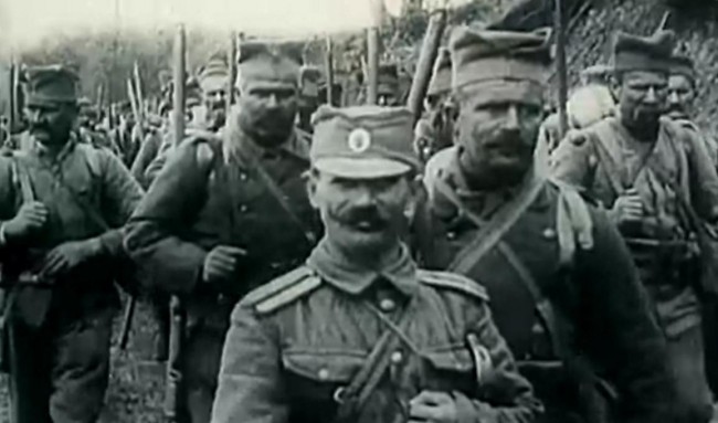 Srpski vojnici u Prvom svetskom ratu (Foto: Jutjub)