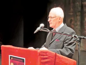 Матија Бећковић на свечаној академији у Ваљеву (Фото С. Ћирић)