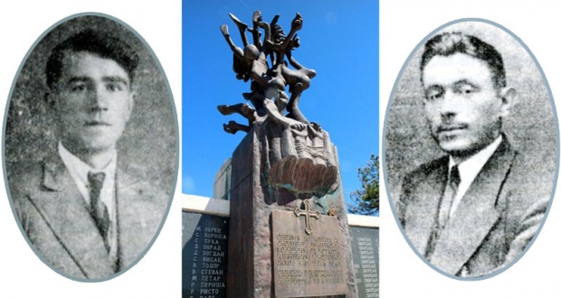 Споменик жртвама из Корићке јаме код Гацка,Бољановић и Мандић