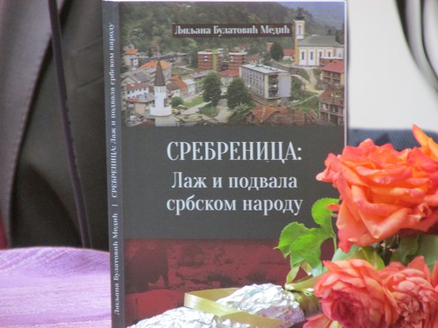 U Srpskom kulturnom centru u Beogradu predstavljena je knjiga "Srebrenica laž i podvala Srbskom narodu" Ljiljane Bulatović