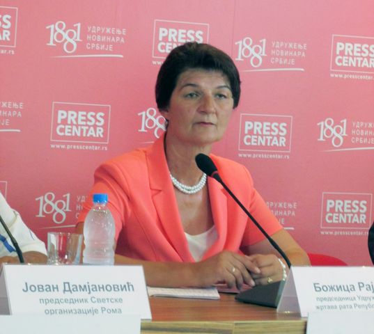 Predsjednik Udruženja žena žrtava rata Republike Srpske Božica Rajilić
