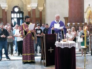 U Crkvi Svetog Marka u Beogradu služen je parastos za 1.600 Srba, koje su ustaše mučki ubile na pravoslavni praznik Ognjenu Mariju 30. jula 1941. godine u Livnu