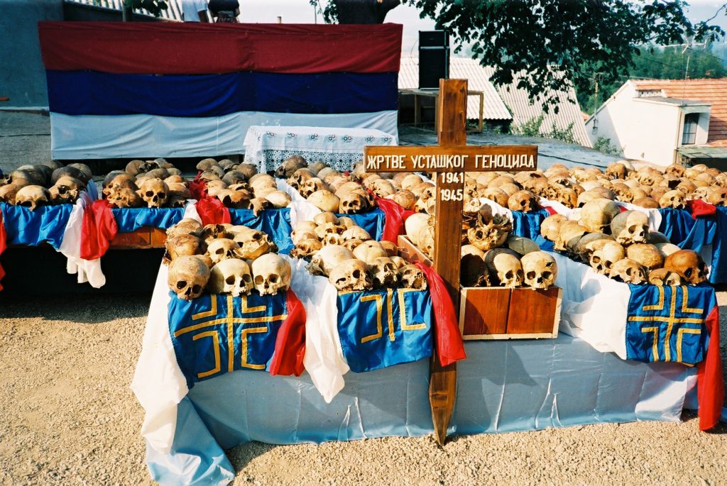 Sahrana poslije ekshumacije u Livnu 1991.
