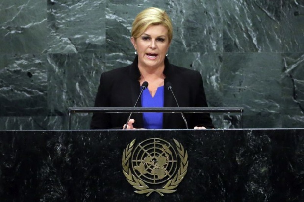 Хрватска председница у седишту УН