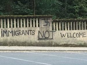 Загреб- Неонацистички графити на више мјестаФото: Screenshot