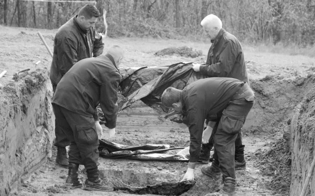 Čeka se identifikacija – koncem 2015. u Gornjem Selištu izvršena je ekshumacija posmrtnih ostataka poginulih 1995. godine Foto: Nikola Čutuk/PIXSELL