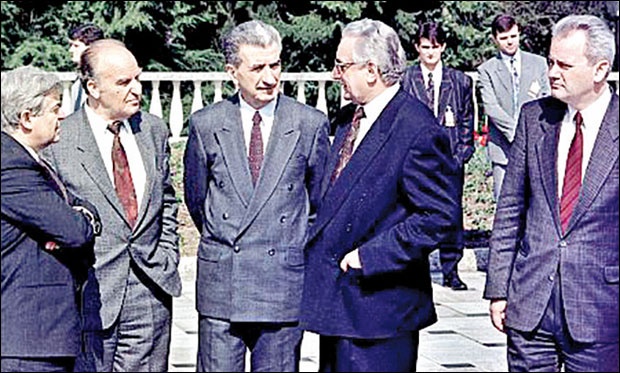 Kučan, Izetbegović, Tuđman i Milošević