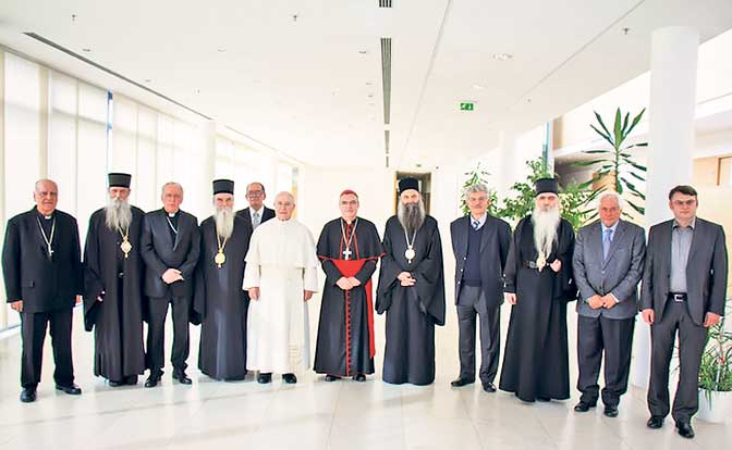 Две делегације разговарале су у просторијама Хрватске бискупске конференције (Фото Служба за информисање ХБК)
