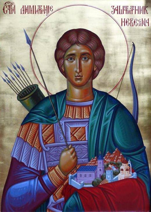 Икона Светог Димитрија из саборне цркве у Невесињу