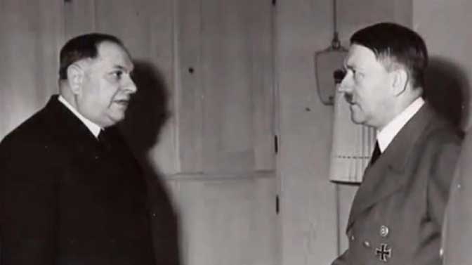 Милан Недић и Адолф Хитлер