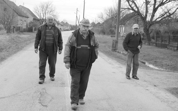 U Gređanima se teško živi – Stojan Skopljak, Mićo Čalić i Slavko Jagličić Foto: Jovica Drobnjak