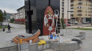 Реконструкција споменика палим борцима отаџбинског рата
