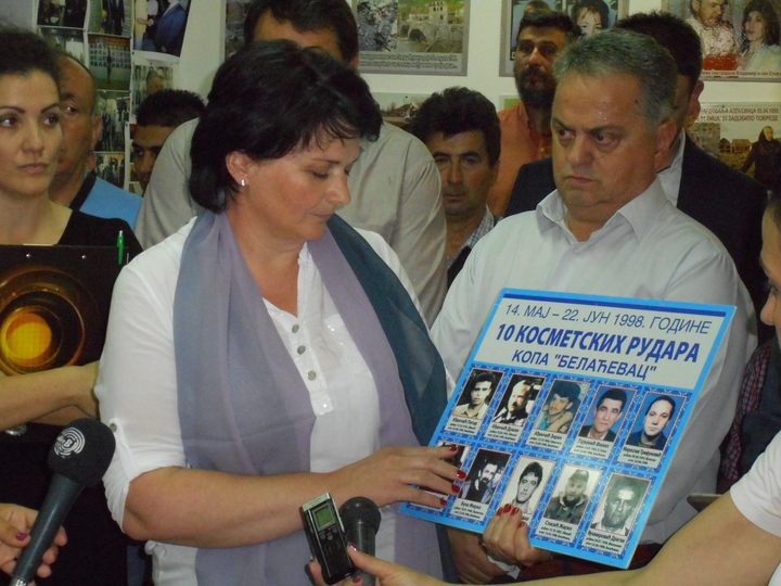 Удружење породица киднапованих и убијених на Косову и Метохији обиљежило је сјећање на 19 година од киднаповања девет српских рудара Површинског копа угља "Белаћевац" у јужној српској покрајини.