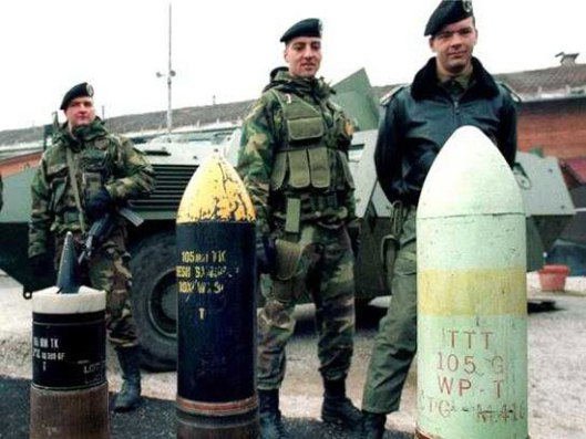 Mirovnjaci u Bosni pored protiv-tenkovskih projektila (Foto: AP)
