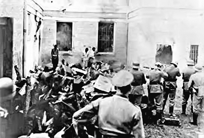 ​Streljanje omladine u logoru Sajmište 1943. (Foto Vikipedija)