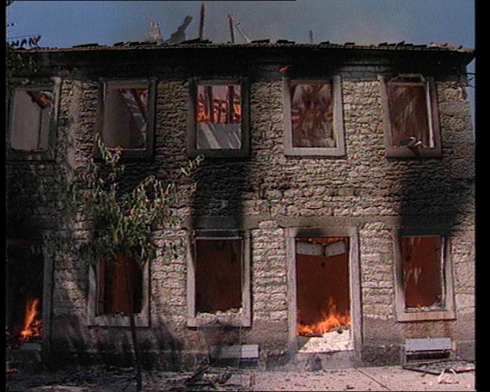 Zapaljena srpska kuća