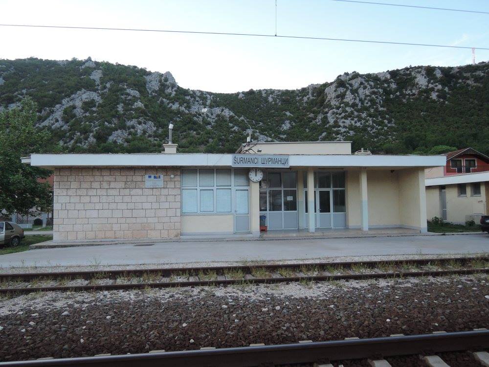 Željeznička stanica Šurmanci 2017. godine