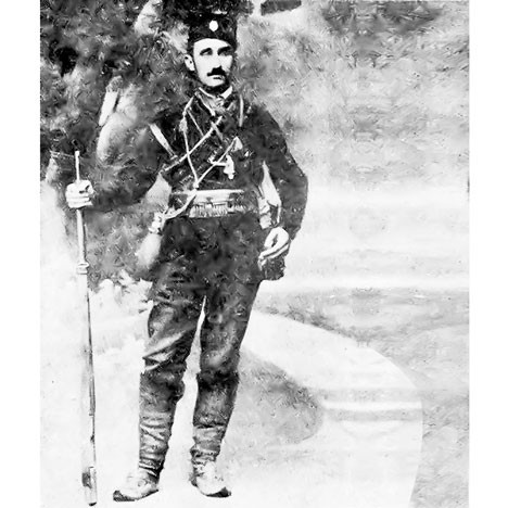 Mustafa Golubić kao dobrovoljac u Prvom balkanskom ratu
