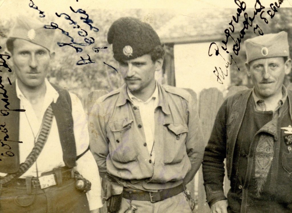 Bora Tanasković-Brkić, Dobrosav Radojković Doda i Radosav Mijatović, 1944. godine