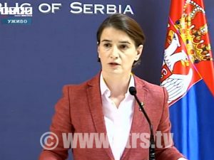 Predsjednica Vlade Srbije Ana Brnabić Foto: RTRS