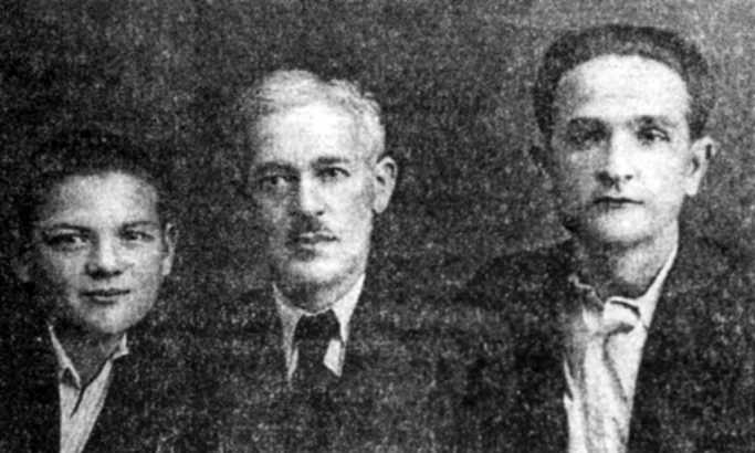 Migo Zorić, Milić Obrenović i Novo Šćepanović 1935. Godine Foto: B. Simonović/Privatna arhiva