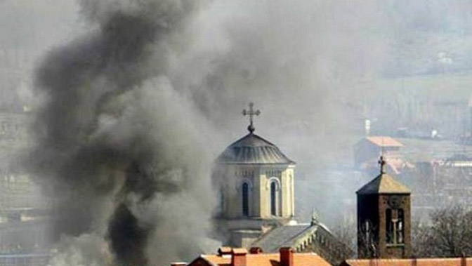 У мартовском погрому запаљено је 35 православних верских објеката (Фото Митрополија)