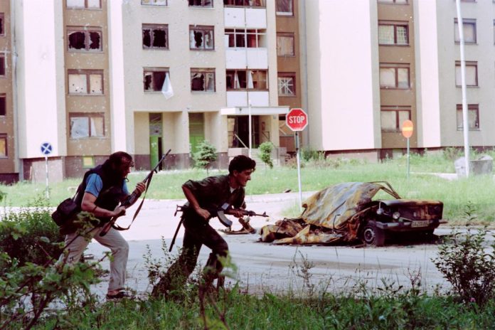 Припадници муслиманских паравојски, Сарајево 1992.